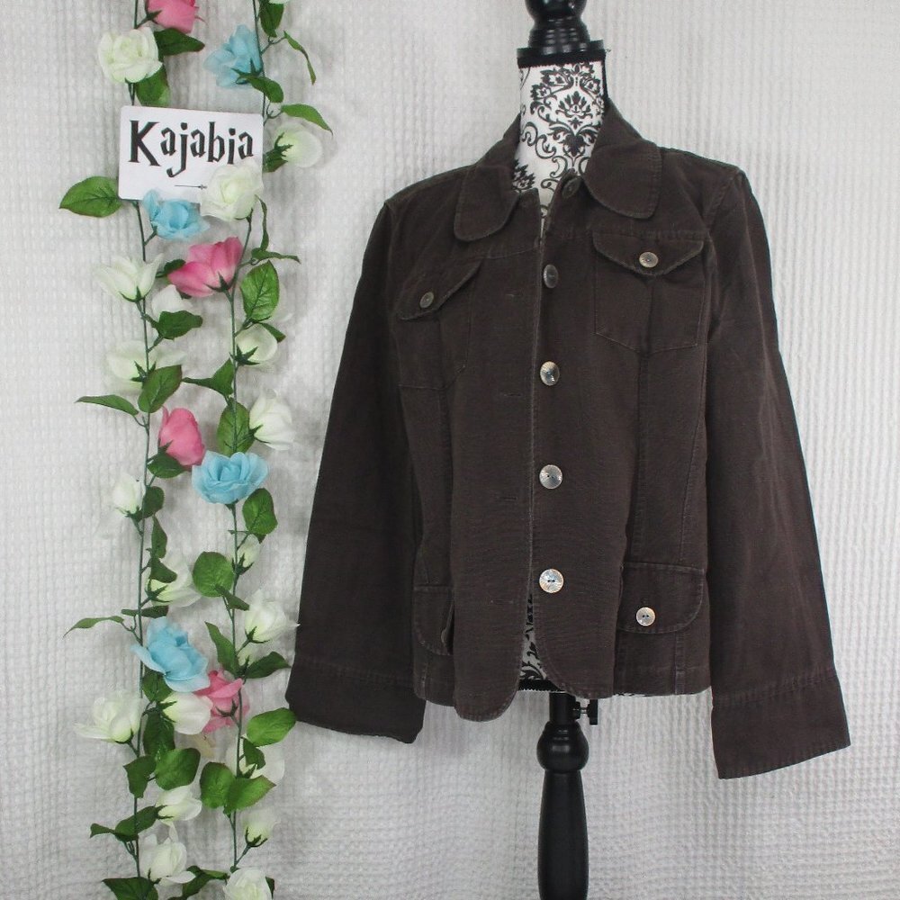 J. JILL Brown Jacket. Size Large